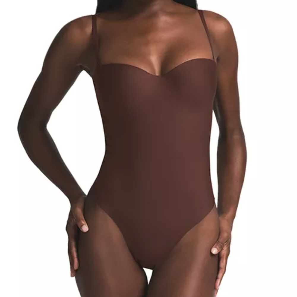 Elegant Brown Women's Swimsuit